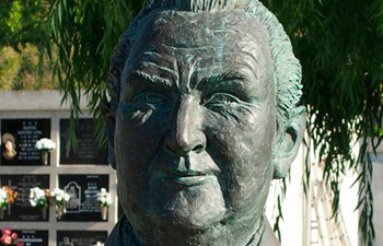 Busto del “Bojiga de Cádiz” Cementerio Mancomunado Chiclana